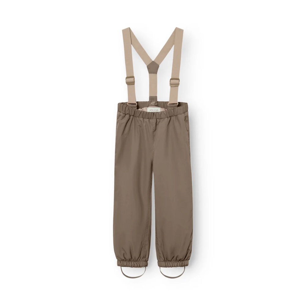 Mini A Ture Suspender Snow Ski Winter Pants NEW Brown Size 2T